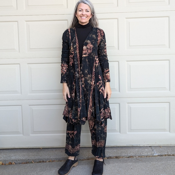 SPLASH WEARABLE ART joggers + long jacket M (N11) - Picture 1 of 11